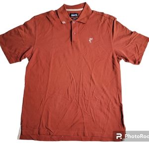 Ashworth EZ-Tech Men's Cotton Orange Golf Polo size large EUC